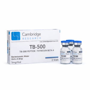 TB-500 Peptide (Thymosin Beta-4) – Research Grade | 5mg × 3 Vials