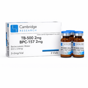 TB-500 & BPC-157 Research Peptide – 2 mg + 2 mg | Cambridge Research | 3 Vials